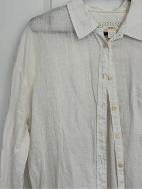 Anthropologie Bennett Linen Button-Down Shirt